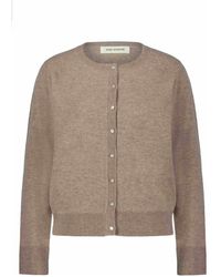 Sofie Schnoor - Bruin Melange Vest Met Knopen - Lyst