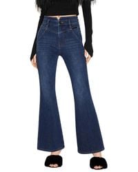 Miss Sixty - Hoch taillierte ausgestellte cashmere denim jeans - Lyst