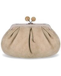 Weekend by Maxmara - Suède Pasticcino Valois Kleine Clutch - Lyst
