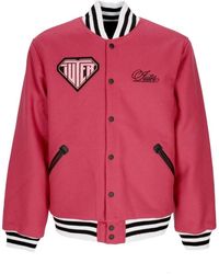 Iuter - Jassen ,Roze ,Wol Varsity Roze Wol College Jack - Lyst