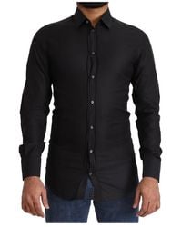 Dolce & Gabbana - Cotton Slim Fit Dress Shirt - Lyst