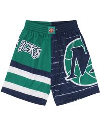 Mitchell & Ness - Dallas Mavericks Basketball Shorts - Lyst