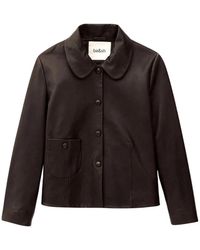 Ba&sh - Jassen ,Bruin ,Leer Milos Jas - Lyst