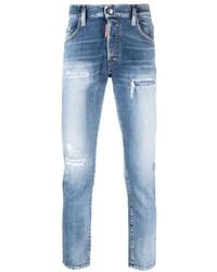 DSquared² - Navy Blue Skater Jeans - Lyst