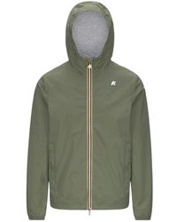 K-Way - Jassen ,Groen ,Nylon Jack Stretch Nylon Jacket - Lyst