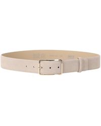Abro⁺ - Accessoires ,Leer Suede Leren Riem - Lyst