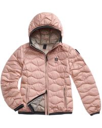 Blauer - Jassen ,Roze ,Nylon Camelia Down Jacket - Lyst