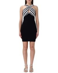 Patrizia Pepe - Weiße Halterneck Mini Kleid - Lyst