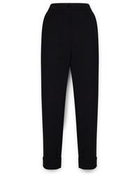 Elena Miro - Hose Mit Weitem Bein Und Bündchen - Lyst