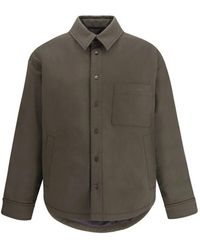 Jacquemus - Jassen ,Grijs ,Katoen The Boulanger Shirt - Lyst
