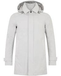 Herno - Lange Parka Met Capuchon - Lyst