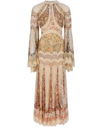 Zimmermann - Valiant Panelled Gown - Lyst