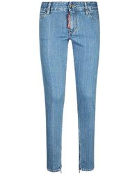 DSquared² - Skinny jeans mit mittlerer taille - Lyst