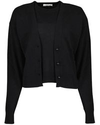 Rabanne - Schwarzer Wollpullover - Lyst