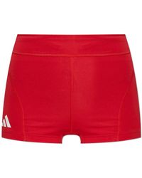 adidas - Fitness ,Rood ,Polyester Adizero Essentials Booty Shorts - Lyst