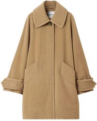 Rodebjer - Jassen ,Bruin ,Wol Oversized Kamelenwollen Jas - Lyst