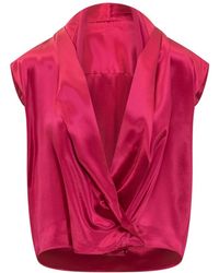 Alberta Ferretti - Sleeveless Tops - Lyst