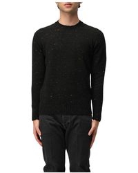 Drumohr - Truien & Vesten ,Zwart ,Ronde Hals Sweaters - Lyst