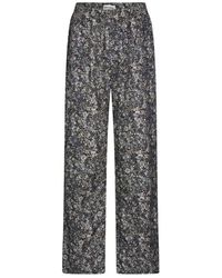 Lolly's Laundry - Bedruckte hose mit elastischem bund schwarz - Lyst