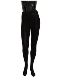 Dolce & Gabbana - Chaussettes noires en laine stretch Tights - Lyst