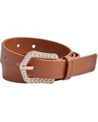 Roberto Cavalli - Pearl Buckle Belt - Lyst