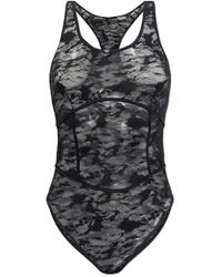 DIESEL - Tops ,Zwart ,Leer Ezzy-Utlt Body - Lyst