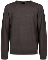 Giorgio Armani - Round-Neck Knitwear - Lyst