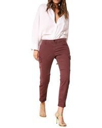 Mason's - Slim Fit Cargo Hose Bordeaux - Lyst