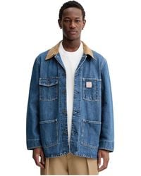 Levi's - Jassen ,Blauw ,Denim Updated To Broadway X Workwear Jacket - Lyst