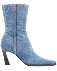 DIESEL - Shoes > boots > heeled boots - Lyst