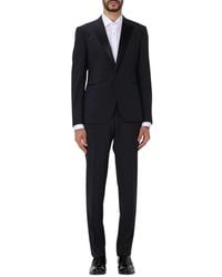 Emporio Armani - Luxuriöser Schwarzer Tuxedo Suit - Lyst