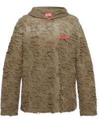 DIESEL - T-Crane-Ls Hoodie - Lyst