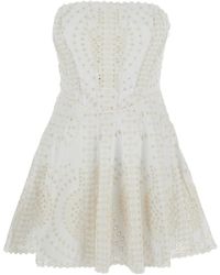 Charo Ruiz - Weiße Kurze Kleid Clem - Lyst