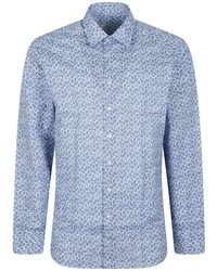 Etro - Lange Mouw Paisley Roma Shirt - Lyst