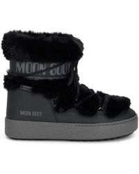 Moon Boot - Ltrack Low Faux-Fur Boot - Lyst