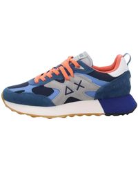 Sun 68 - Tom Solid Low Top Sneakers - Lyst