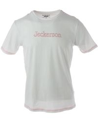 Jeckerson - Bedrucktes rundhals t-shirt - Lyst