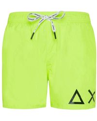 Sun 68 - Beach Shorts Met Groot Logo - Lyst
