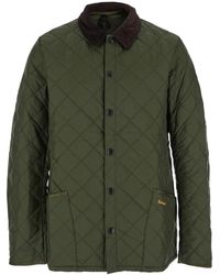 Barbour - Jassen ,Groen ,Katoen Heritage Liddesdale Quilted Jacket - Lyst