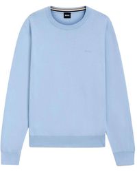 BOSS - Round-Neck Knitwear - Lyst