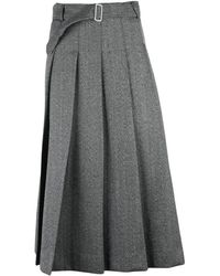 Officine Generale - Midi Skirts - Lyst