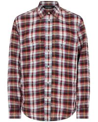 DSquared² - Overhemden ,Veelkleurig ,Katoen Geruit Overhemd - Lyst