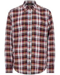 DSquared² - Overhemden ,Veelkleurig ,Katoen Geruit Overhemd - Lyst