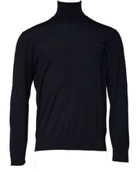Dolce & Gabbana - Blauwe Turtleneck Pullover Sweater - Lyst