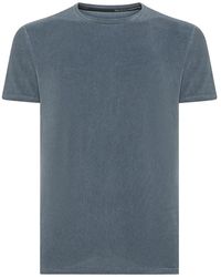 Rrd - Blaues kurzarm-logo-t-shirt - Lyst