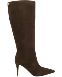 Guess - Schoenen ,Bruin ,Leer Heeled High Boot - Lyst