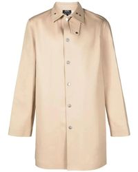 A.P.C. - Single-Breasted Coats - Lyst