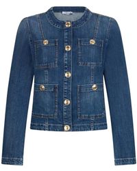 Liu Jo - Jassen ,Blauw ,Denim 41066 Denim Jacket - Lyst