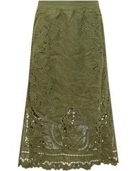 FARM Rio - Majestic Garden Richelieu Skirt - Lyst