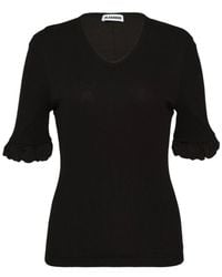 Jil Sander - V-Neck Knitwear - Lyst